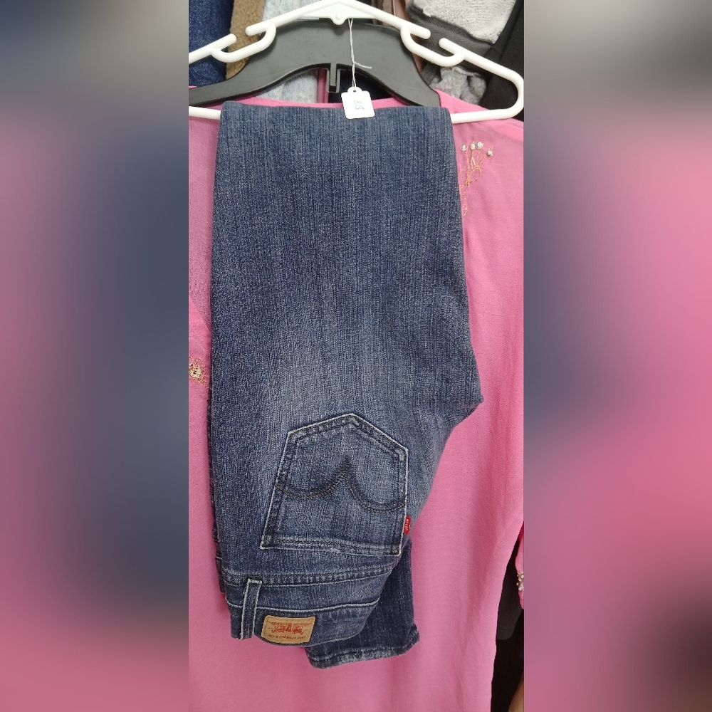 Levi's Blue Denim Overalls Classic Style